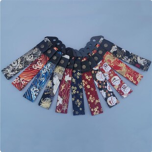 JDM日本和风汽车改装 饰牵引绳 通用推车带武士道车头飘带保险杆装