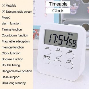 Built Timer Battery Large Useful Digital Cooking