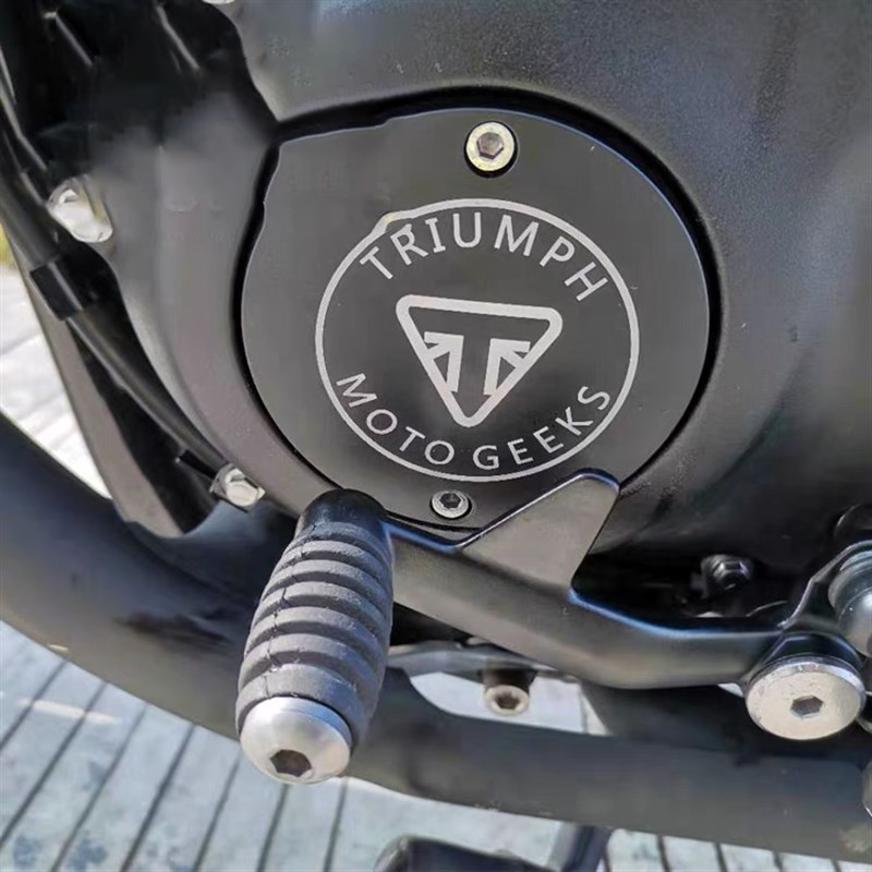适用于 凯旋Bobber/T120/T100 摩托车发动机ACG改装 铝合金装饰盖
