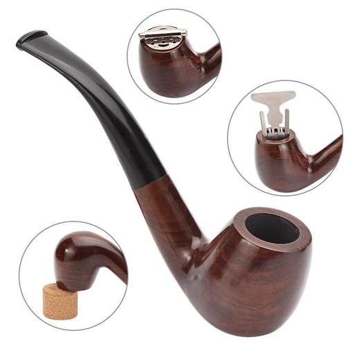 套装铝菸斗全套配件合金礼盒黑檀木实木箱源头工厂升级版pipe菸具