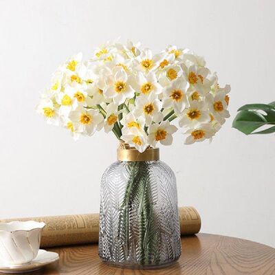 极速6Pcs Excellent Fake Flower Practical False Flower