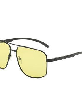 镜眼镜太阳偏光墨镜开车防变色专用男士驾驶男夜视夜钓鱼新款紫外