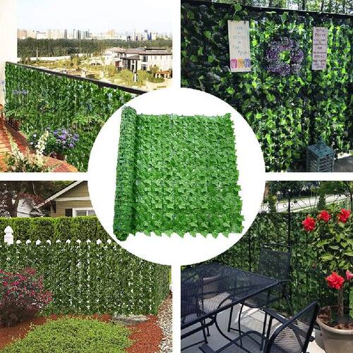 好货Leaves Artificial Fence Faux Plant Artificial Green Leaf