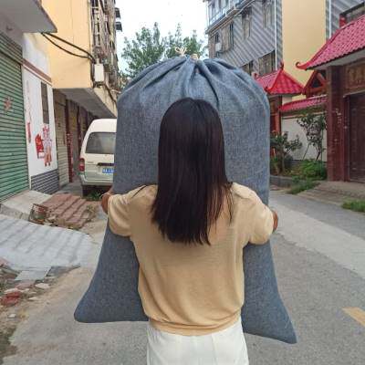 好货特厚麻布袋快递搬家麻袋收纳物流打包行李袋包装加厚抽绳编织