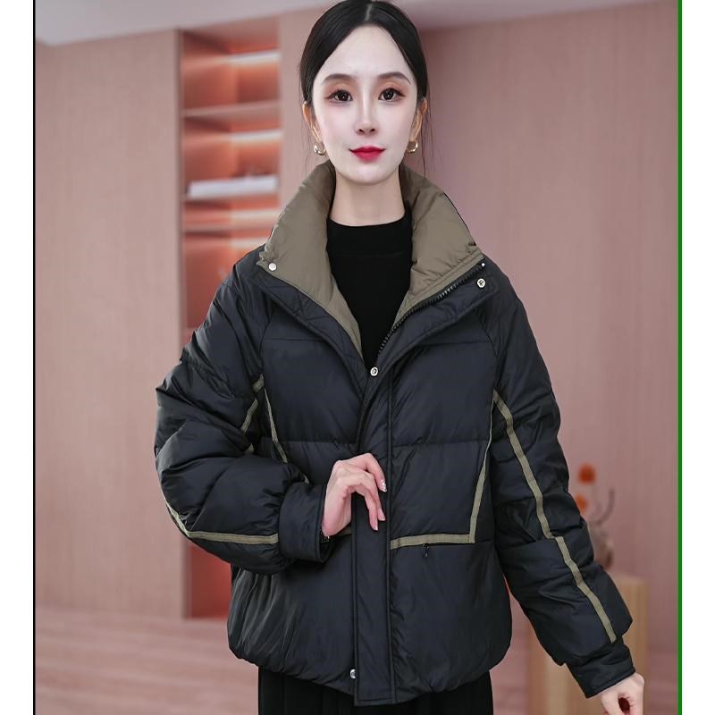 好货九江羽绒服女款2025新款冬季今年爆款时尚高端轻薄短平湖棉服