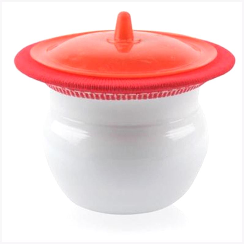 老式加厚搪瓷痰盂矮痰桶小孩搪瓷尿盆尿桶老人坐便器婚庆喜庆痰盂