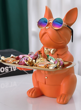 创意乔迁招财放门口简约鞋柜玄关钥匙收纳盒北欧装饰摆件家居饰品