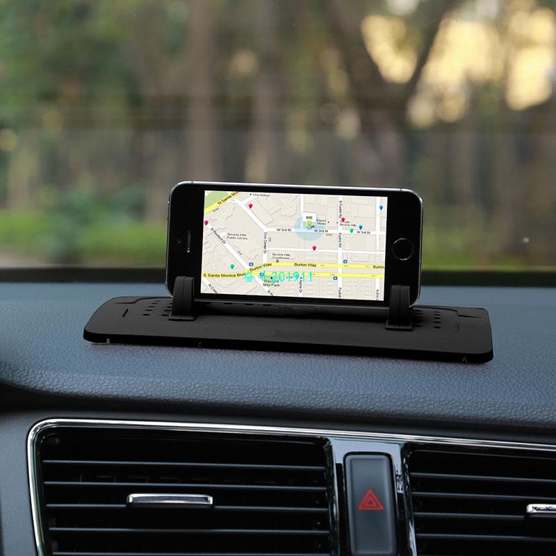 Luxury Cell Phone Holder for Car Mount Silicone Pad Dash Mat