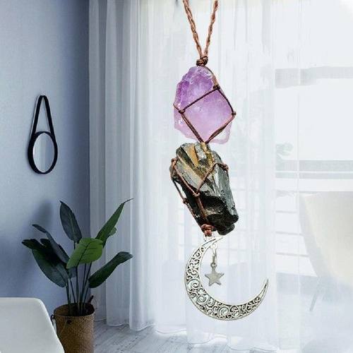 Hanging Pendant Handmade Moon Star Hanging Ornament Car