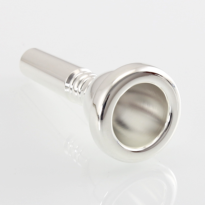 次中音长号号嘴镀银咀嘴变调长号铜管乐器初学演奏通用型拉管号嘴