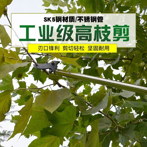 日本原装进口高枝剪伸缩高空剪树枝专用剪刀加长杆省力果树修枝剪