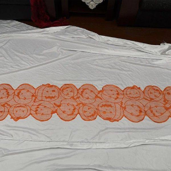 Lace Table Runner Elegant Table Decoration Elegant Pumpkin