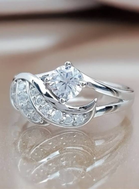 时尚天使翅膀戒指欧美ins网红饰品首饰