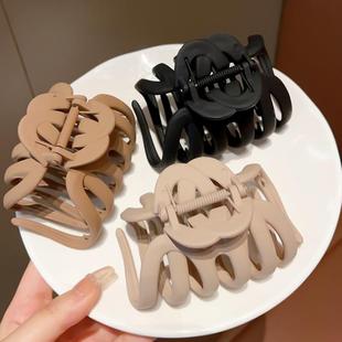 厚发夹女后脑勺D3 大发量多抓夹号南瓜发抓子盘发加宽鲨鱼夹大码