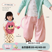 女2026春装 长裤 新款 婴儿束脚裤 小o爸女婴童 运动休闲裤 宝宝灯笼裤