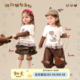新款 2026冬季 婴儿时髦豹纹加绒两件套 女宝宝洋气套装 小o爸女婴童