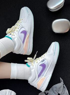 JORDANSTADIUM90耐克AJ白紫复古低帮运动休闲鞋FV3624-151深圳仓