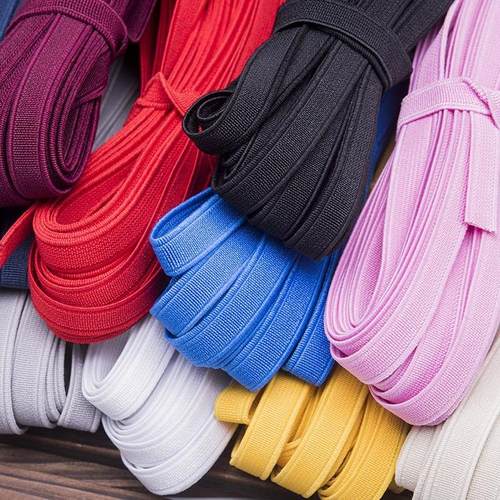 现货 1厘米加厚松紧带装饰辅料扁硬裤腰黑白橡皮筋带 厂家直销