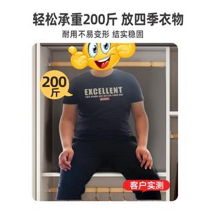 对开门儿童衣橱 衣柜家用卧室简约现代出租屋用简易柜子小户型欧式