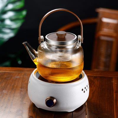 煮茶壶煮茶器家用玻璃烧水壶耐高温茶具套装大容量泡茶壶围炉煮茶
