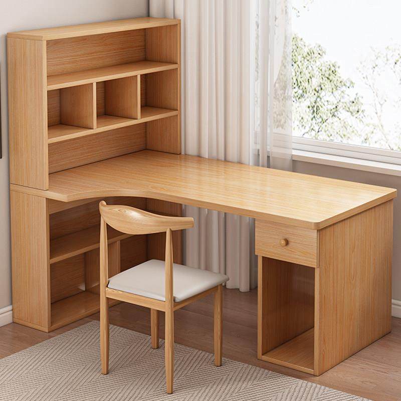 书桌书架一体桌子电脑桌卧室家用初中学生带抽屉学习书桌转角桌,住宅家具,书桌,淘宝优惠券,粉丝福利购,淘宝优惠卷