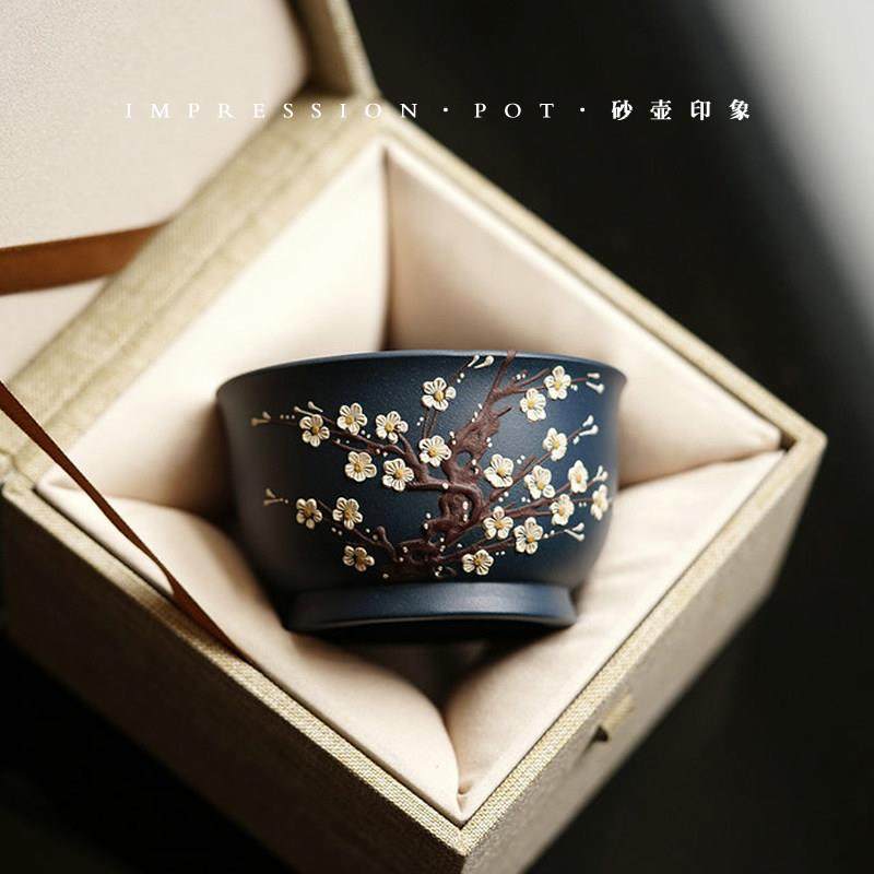 砂壶印象 宜兴紫砂 暗香/香雪 主人杯 绿泥/底槽青 140cc/190cc,餐饮具,茶杯,淘宝优惠券,粉丝福利购,淘宝优惠卷