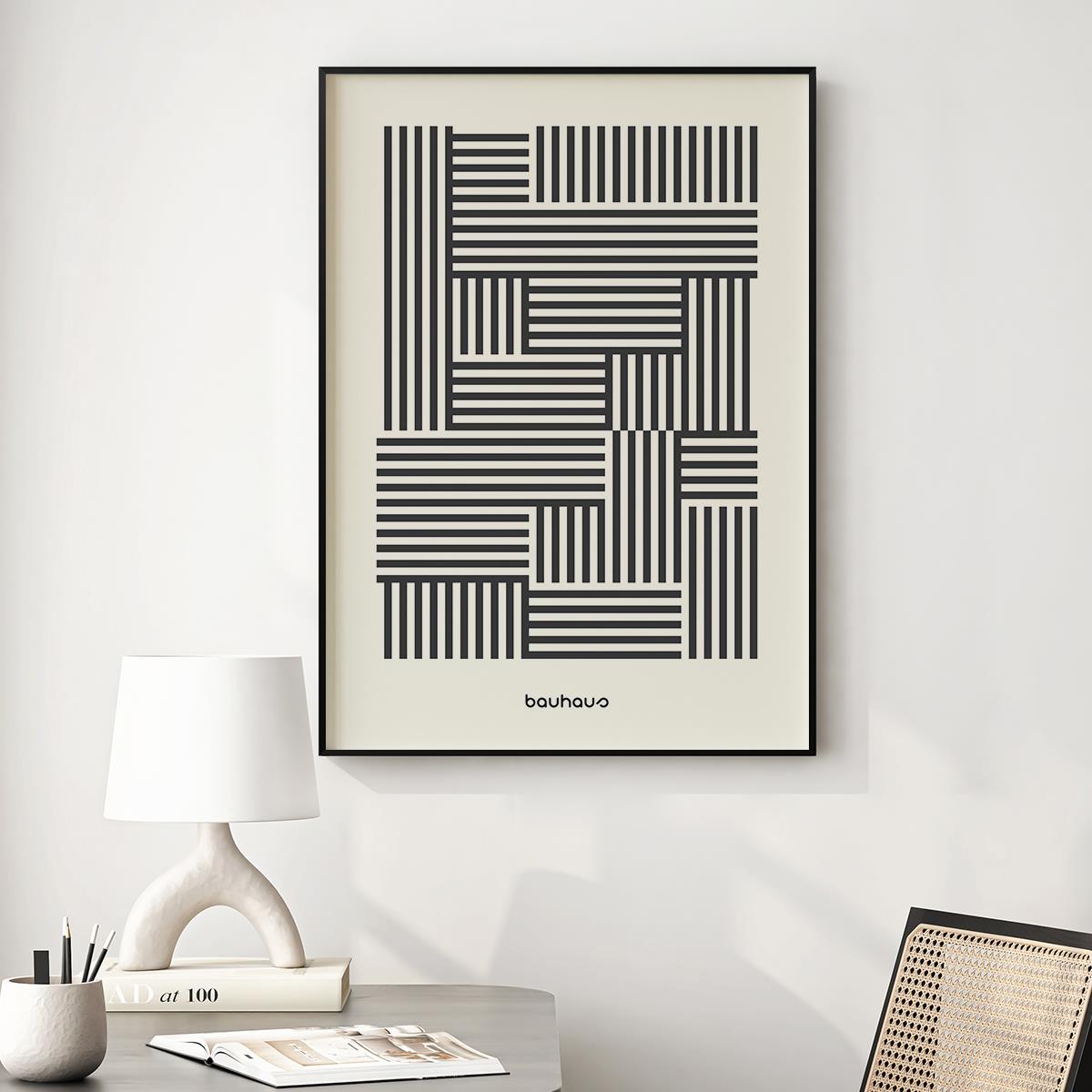 包豪斯装饰画挂画框客厅卧室壁画沙发过道走廊抽象现代简约艺术框