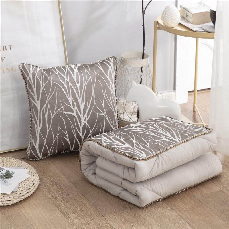 汽车抱枕被子两用四季加厚纯棉车载用高档靠垫被子腰靠枕头二合一,居家布艺,抱枕被,淘宝优惠券,粉丝福利购,淘宝优惠卷