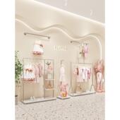 道具服装 儿童服装 饰创意童装 不锈钢拉丝装 店挂衣架 店展示架落地式