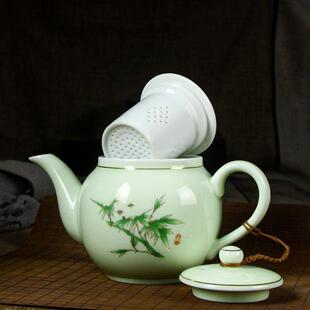 陶瓷茶壶家用大容量单壶过滤中式功夫茶具茶壶养生热水壶泡茶器