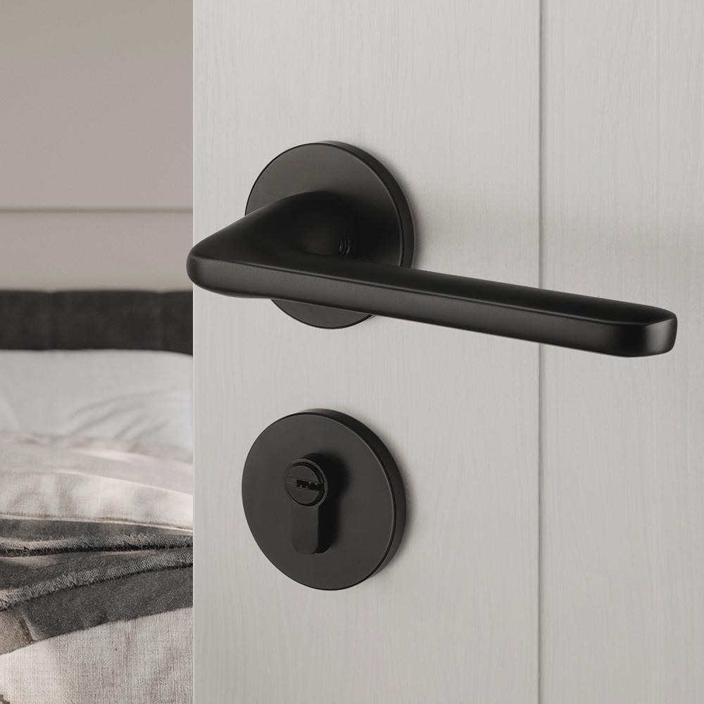 室内门换锁静音门锁卧室卫生间木门锁实木房门把手通用型锁具锁芯