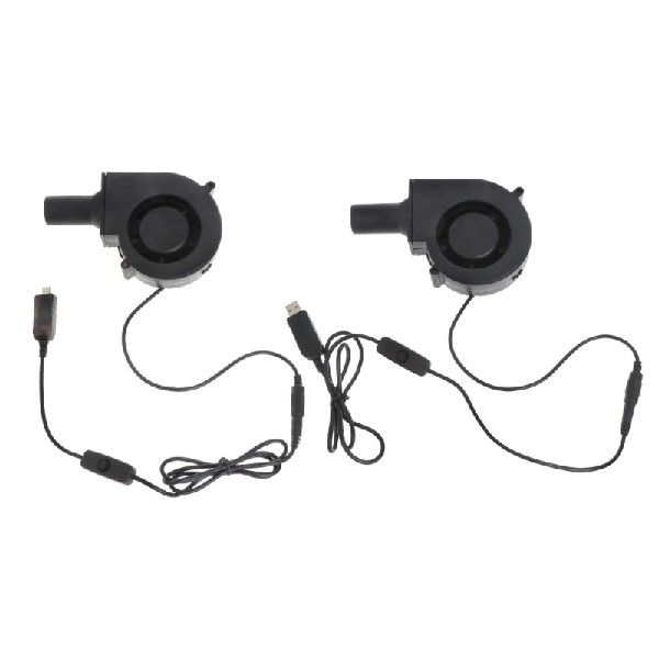 Type C USB BBQ Blower Fan 5V 12V Charcoals Starter Cooking