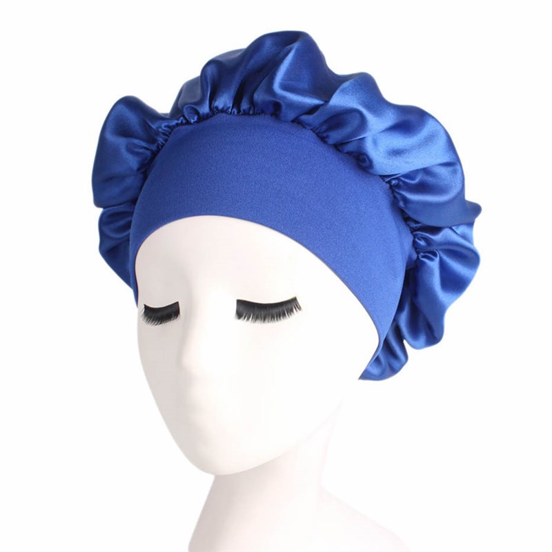 Shower Cap For Bath And Sauna Satin Hat Hair Night  Bath-hou