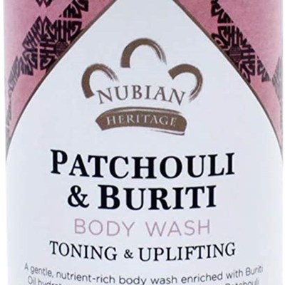 Nubian Heritage Patchouli & Buriti Body Wash, 13 Fluid OZ
