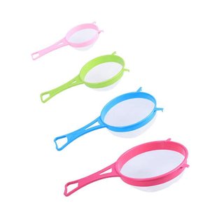 4 Pcs Food Strainer Plastic Fine Mesh Food Sieve Strainer Co