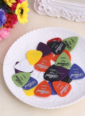 24Pcs Acoustic Electric Guitar Picks Plectrums w/ Pick Case
