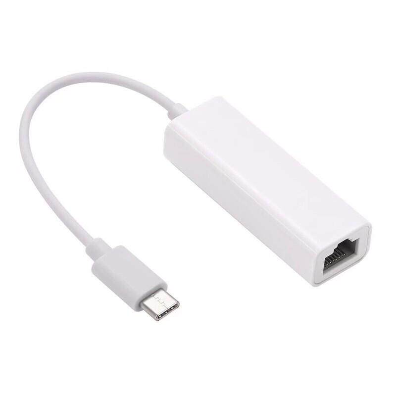 USB-C转网口网线转接口rj45连接头typec百兆电脑网卡转换器以太网