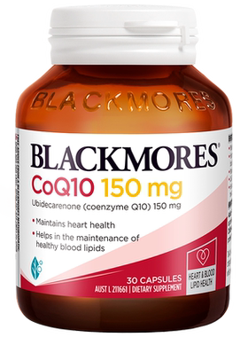 澳佳宝Blackmores高浓缩辅酶Q10胶囊150mg*30粒