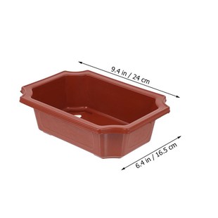 Thicken Rectangular Vintage Landscape 10pcs 新品 Plastic