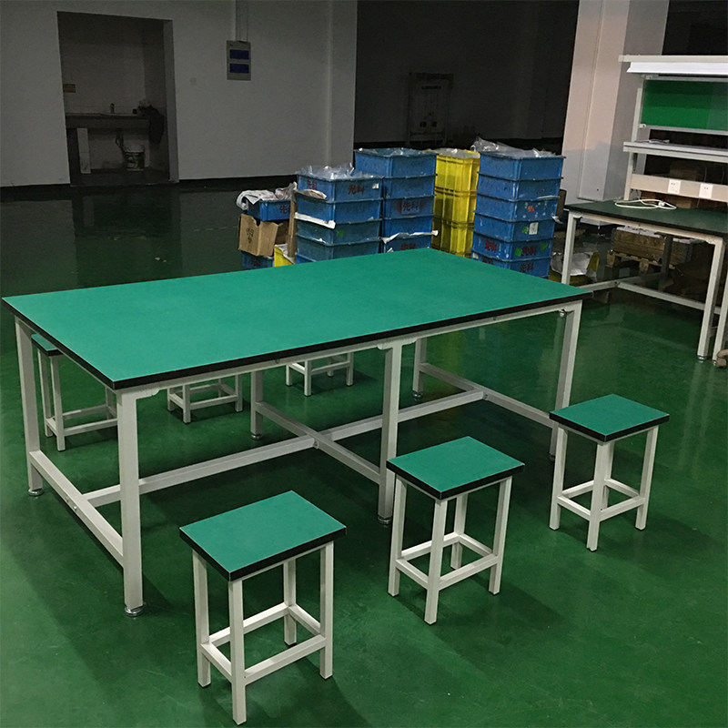 好货防静电工具钢工作台简易操作台工厂车间配实验钳工桌耐磨承重