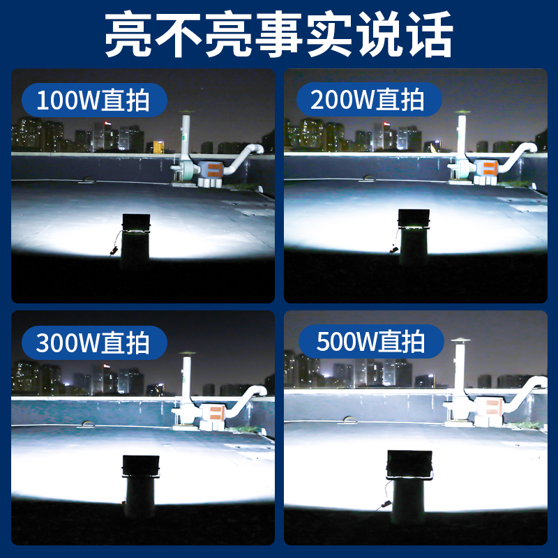 led碘钨灯工程专用强光灯工地照明灯太阳灯1000W工作灯户外投光灯