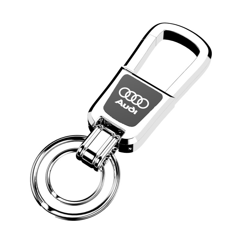 适用于奥迪a4l钥匙扣2023款a6l/a3/q3/q2l/a5/q7/a8/a7/q5l锁匙链