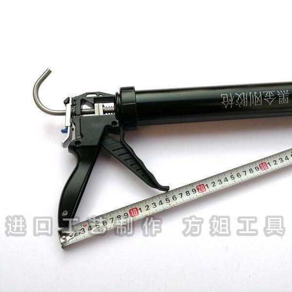 新款华聪黑金刚超省力三轴承自动断胶挂壁式幕墙外墙结构通用胶枪