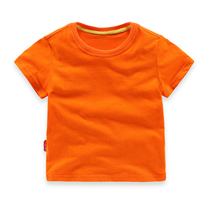 1男童2女童3夏装4宝宝5儿童6大童短袖7岁8纯棉9黑白黄蓝红色T恤衫