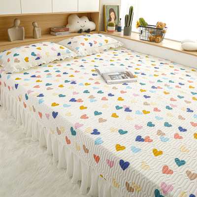 四季通用床盖纯棉绗缝夹棉儿童榻榻米专用床单定制防滑垫大炕盖罩