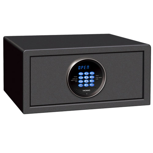 酒店客房保险箱全钢机械侧开门家用智能保险柜车载单门电子保管箱