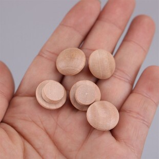 实木楼梯扶手木盖螺丝孔装饰盖荷木40*35mm楼梯通用木盖家具孔塞