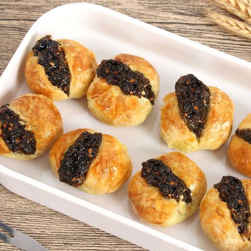 潮汕特产紫菜饼海苔广批式潮饼特产传统手工酥饼糕汕点零食小吃发