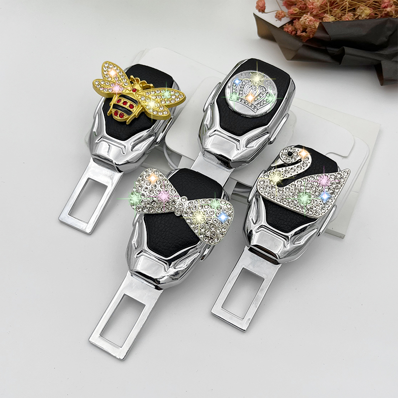 汽车用品大全实用安全插带卡口锁止器车载安全带挿延长卡片固定器