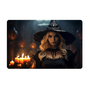 Halloween Floor Mat Funny Face Entrance Mat Horror Entrance